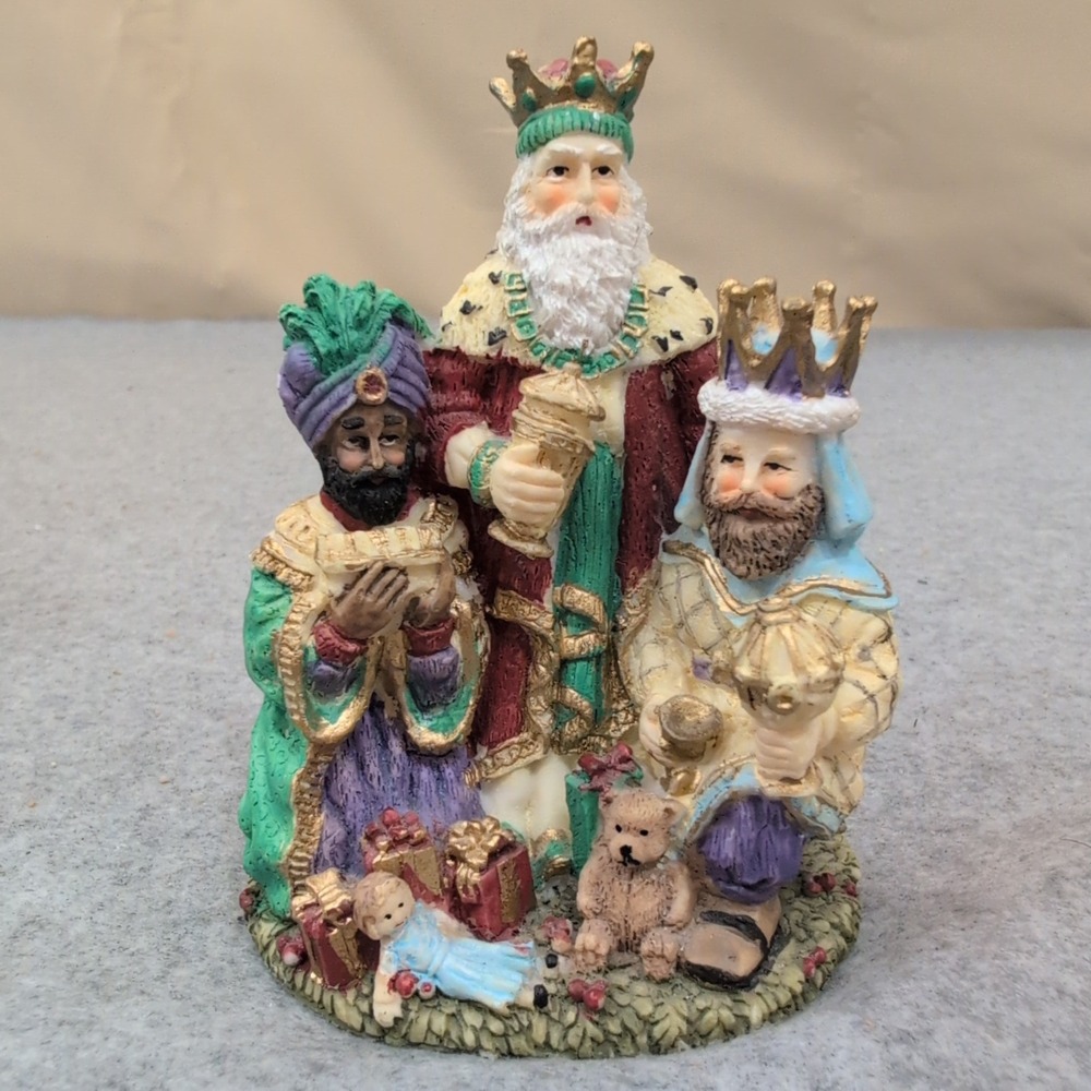 1995 International Resourcing Services The Three Magi Wise Men Figurine SC19 - Picture 1 of 4
